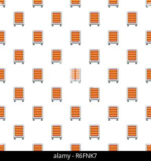 Comfort heater pattern seamless vector repeat for any web design Stock Vector