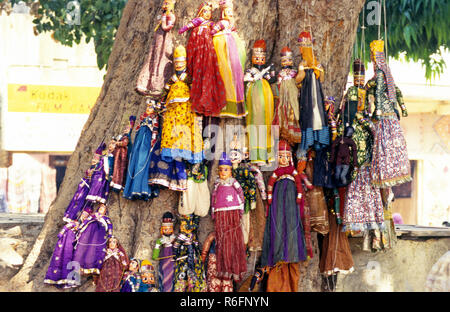 Handicrafts - Puppets Stock Photo
