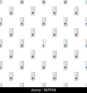 Central boiler pattern seamless vector repeat for any web design Stock Vector