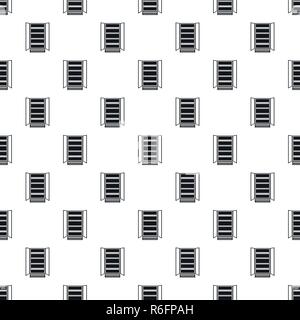 Open glass fridge pattern seamless vector repeat geometric for any web design Stock Vector
