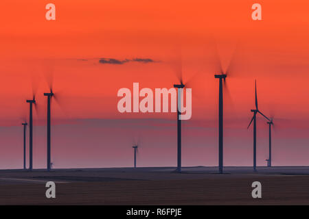 wind power turbine Stock Photo