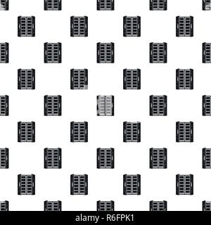 Open fridge pattern seamless vector repeat geometric for any web design Stock Vector