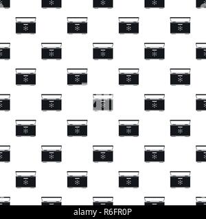 Ice cream refrigerator pattern seamless vector repeat geometric for any web design Stock Vector
