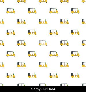 Urban taxi pattern seamless vector repeat for any web design Stock Vector
