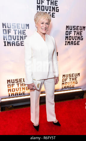 Glen Close wearing dress by Dior attends Museum Moving Image Salute