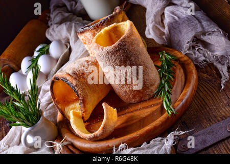 a fresh and tasty kurtoskalacs Stock Photo