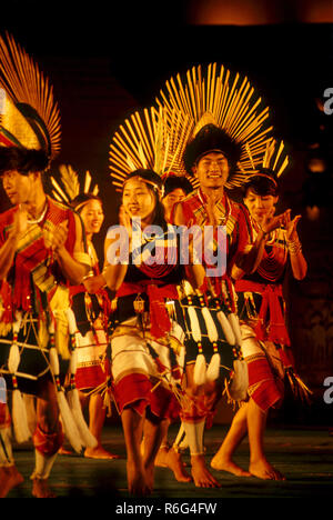 Nagaland folk dance, Kohima , India, Asia Stock Photo - Alamy