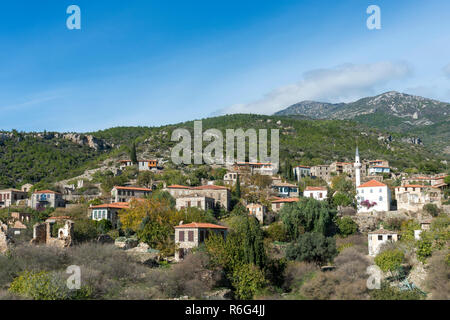 This village is an ancient village known as Domatia. The history goes back to very ancient times. Greek villagers have placed in this village. Stock Photo