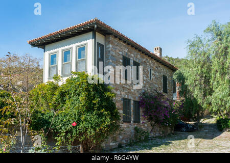 This village is an ancient village known as Domatia. The history goes back to very ancient times. Greek villagers have placed in this village. Stock Photo