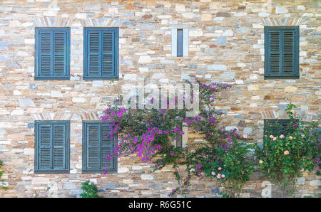 This village is an ancient village known as Domatia. The history goes back to very ancient times. Greek villagers have placed in this village. Stock Photo