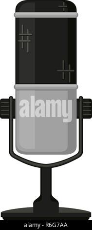 Cartoon wireless mic Stock Vector