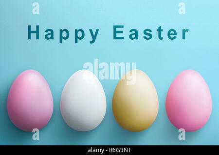 Collection of easter eggs Stock Photo