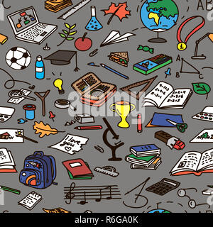 set back to school. educational objects Stock Photo