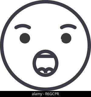 Black Solid Icon for Meme, Face and Dislike Stock Vector - Illustration of  emoji, face: 151748882