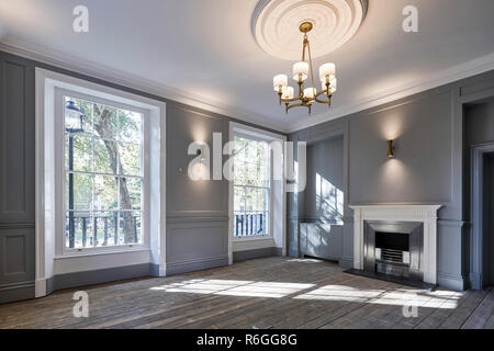 Interior view. 21 Soho Square, London, United Kingdom. Architect: Buckley Gray Yeoman, 2018. Stock Photo