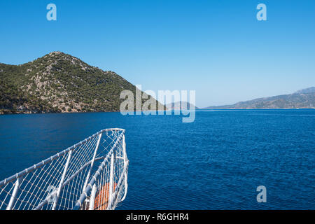 ancient city on the Kekova Stock Photo