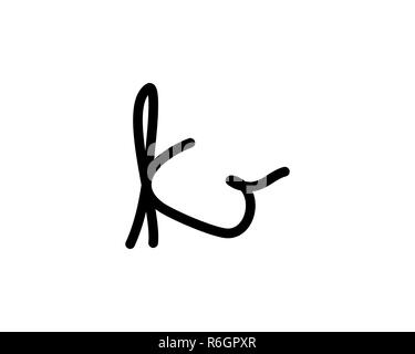 KD Initial Signature Logo Design With Elegant And Minimalist Gold  Handwriting Style. Initial K And D Logo Design For Wedding, Fashion,  Jewelry, Boutique And Business Brand Identity Royalty Free SVG, Cliparts,  Vectors,