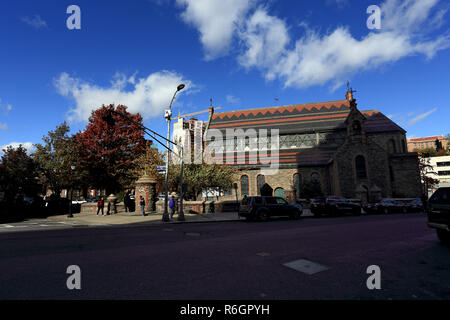 St. Johns Episcopal Church Getty Square Yonkers New York Stock Photo