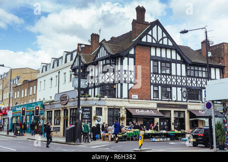 London/UK - March 25 2018: Belushi's bar and cafe in Camden, a British bar chain in London Stock Photo