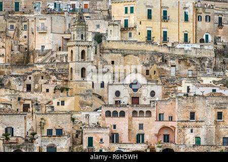 Cityscape of Matera, European Capital of Culture 2019