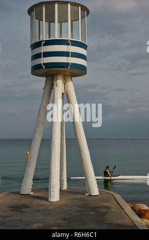 Lifeguard tower by Arne Jacobsen Bellevue Beach Bellevue Strand