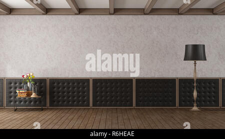 Empty living room in classic style Stock Photo