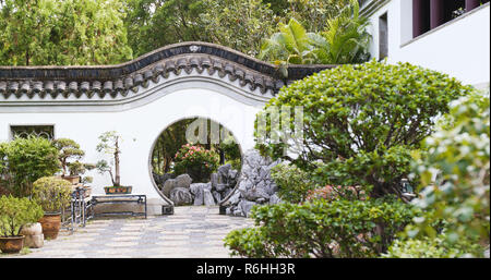 Traditional Chinese garden Stock Photo