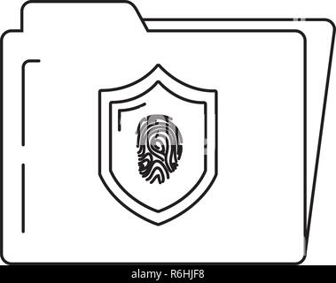 security system cartoon Stock Vector