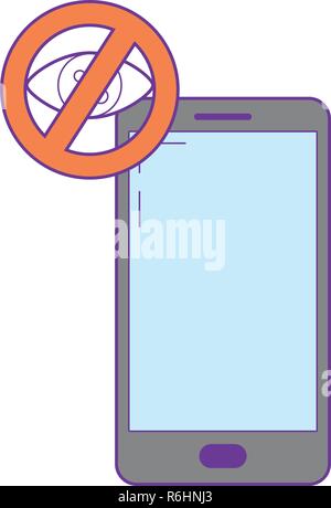 security system cartoon Stock Vector