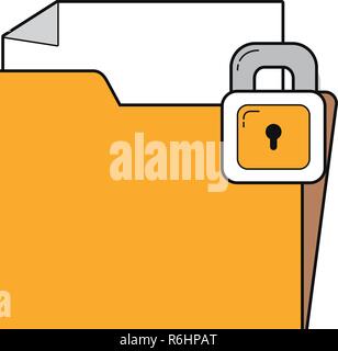 security system cartoon Stock Vector