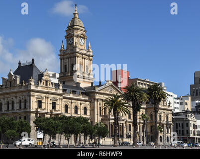 Cape Town City Hall against blue sky Stock Photo