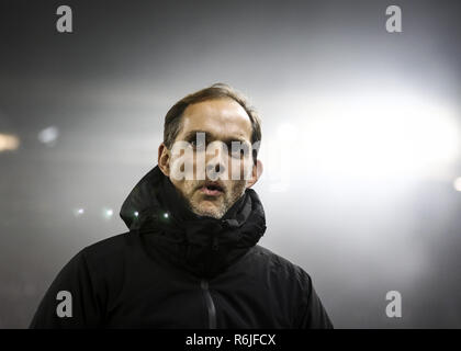 Strasbourg, France. 5th Dec, 2018. Tuchel Thomas during the French L1 football match between Strasbourg and Paris Saint-Germain (PSG) at the Stade de la Meinau stadium, in Strasbourg. Credit: Elyxandro Cegarra/SOPA Images/ZUMA Wire/Alamy Live News Stock Photo