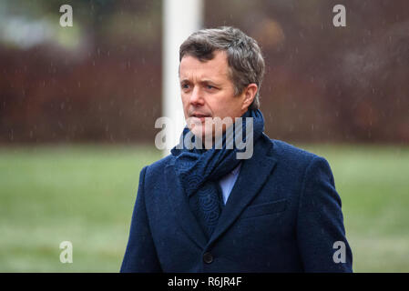 Riga, Latvia. 06th Dec, 2018. Arriving to Official visit in Latvia of his Royal Highness Crown Prince of Denmark Frederik and her Royal Highness Crown Princess Mary Elizabeth of Denmark. Credit: Gints Ivuskans/Alamy Live News Stock Photo