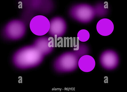 Bokeh background with pink colors. Blurred lights background. Abstract colorful defocused dots. Soft focus and soft lighting Stock Photo