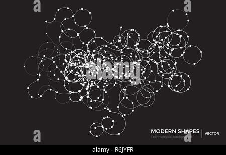 Vector abstract circuit networking blockchain concept Stock Photo - Alamy
