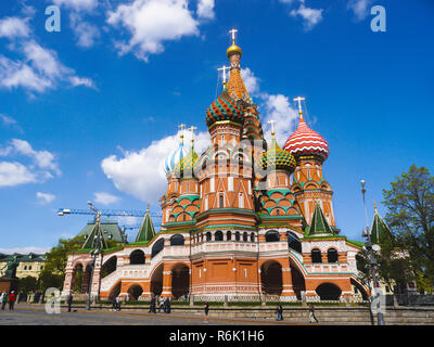 St. Basil's Cathedral in Moscow Stock Photo