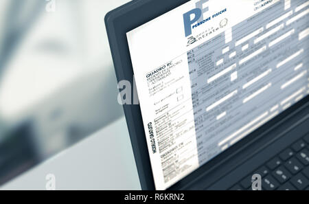 online tax filing Stock Photo