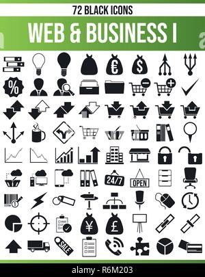 Black pictograms / icons on Business. This icon set is perfect for creative people and designers who need the topic of business in their graphic desig Stock Vector