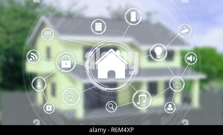 concept of smart home Stock Photo