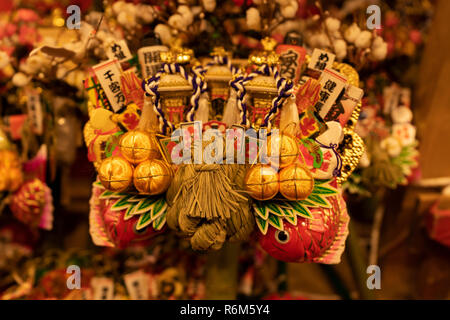 Torinoichi, Otori Jinja, Taito-Ku, Tokyo, Japan Stock Photo