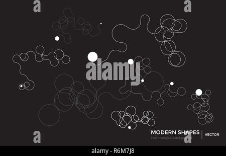 Vector abstract circuit networking blockchain concept Stock Photo - Alamy