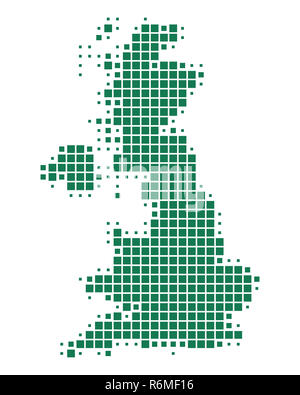 map of great britain Stock Photo