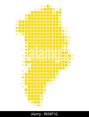 map of greenland Stock Photo