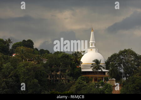 bahirawakanda vihara buddha temple of kandy in sri lanka Stock Photo