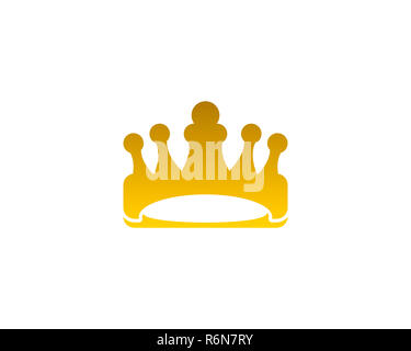 crown logo Stock Photo