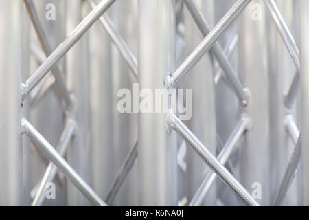 Aluminium products in a hall of industrial factory Stock Photo