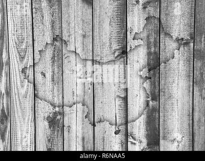 Map of China on weathered wood Stock Photo - Alamy