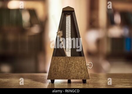 Old Classic Metronome Stock Photo