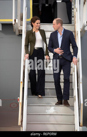 The Duke and Duchess of Cambridge visit RAF Akrotiri in Cyprus to ...