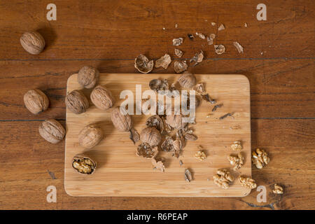 Walnuts split Stock Photo